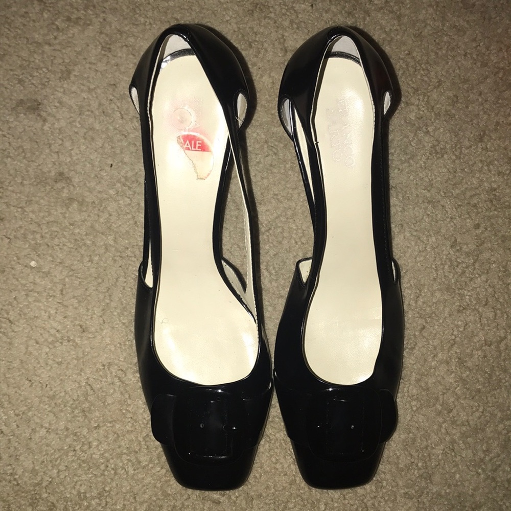 Leather Shoes 3 1/4 inch Heels